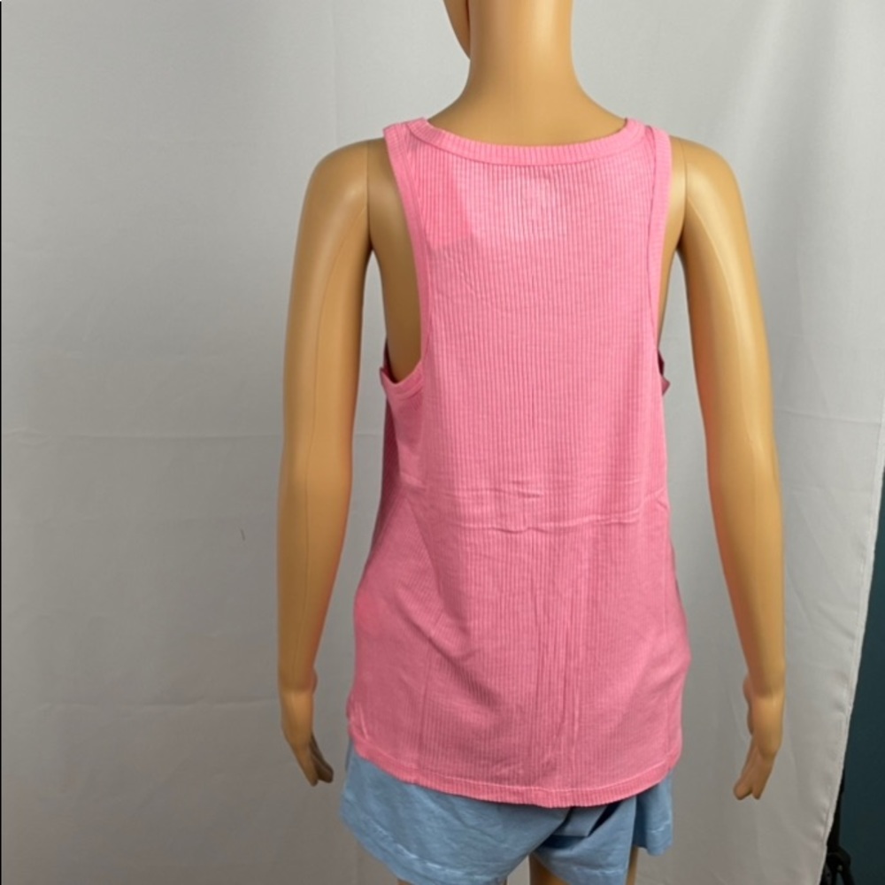 Solid Ribbed Tank Top - Picture 6 of 8